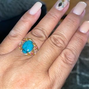 Genuine Morenci Turquoise Ring💍